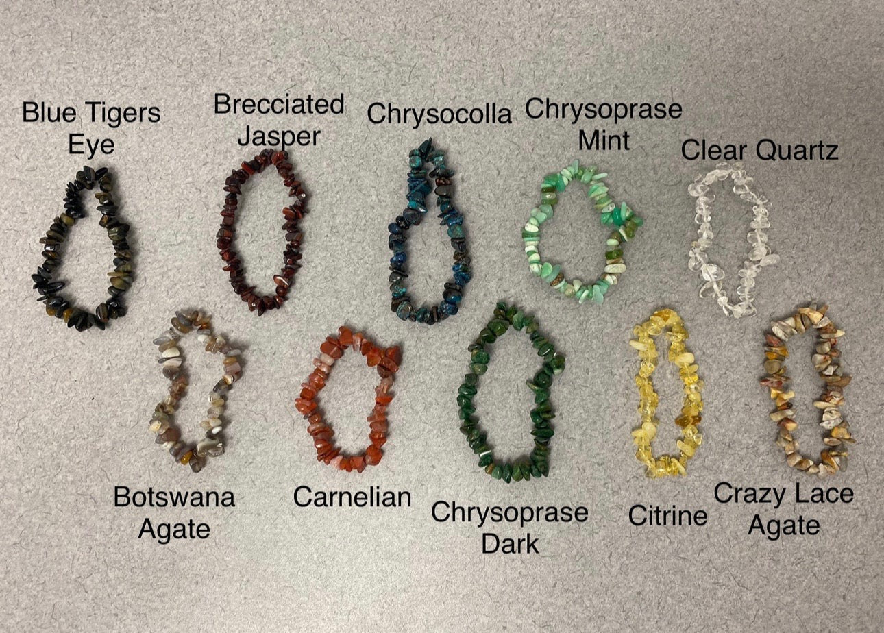 Crystal Chip Bracelets