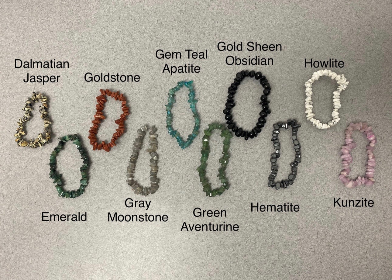Crystal Chip Bracelets
