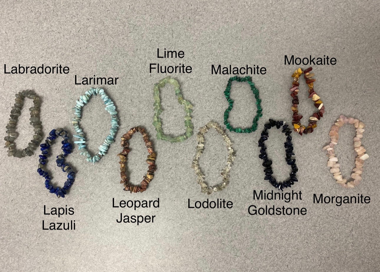 Crystal Chip Bracelets