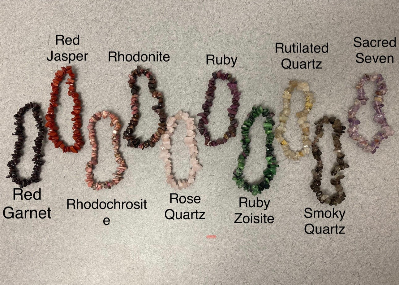 Crystal Chip Bracelets