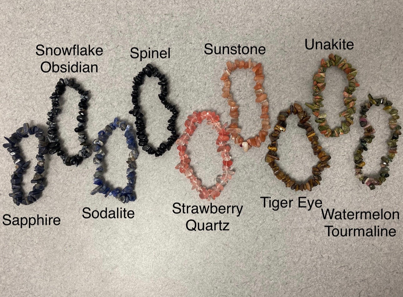 Crystal Chip Bracelets